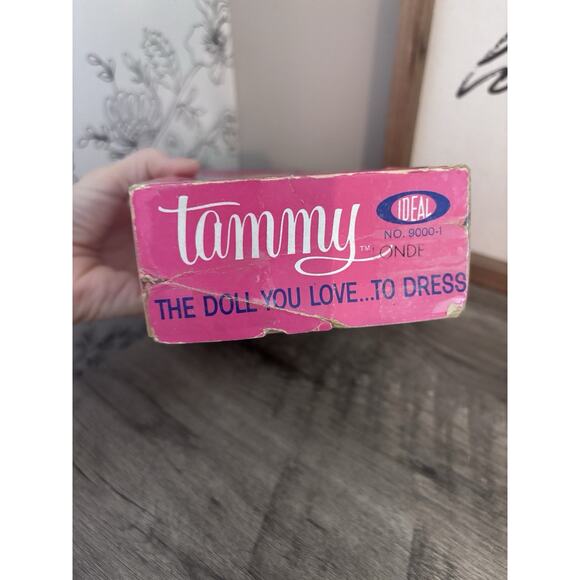 Vintage 1962 Ideal Tammy Doll BS-12 1 Original Box & Original Jumper Platinum - Picture 11 of 13